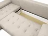 AX LIVING Manisa Wohnzimmer Couch L Form Beige mit Produktbild-Vorschau 4