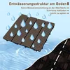 Faziango 55 Stücke WPC Balkonfliesen Klickfliesen, 30x30 Produktbild-Vorschau 5