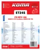 ET24S - Sada 12 ks vreciek do vysávača ETA Onyx 1466 Náhľad obrázku produktu 4