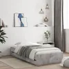 vidaXL Bettgestell mit Schubladen Betongrau 90x190 cm Produktbild-Vorschau 2