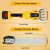 Akku-Grasschere, 24V 2-in-1 Hand-Heckenschere, Produktbild-Vorschau 8