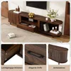 Merax TV Lowboard Fernsehtisch aus MDF, TV-Schrank mit 2 Produktbild-Vorschau 5