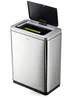 DURABLE Sensor Abfalleimer NO TOUCH DUO 2x20l silber Náhľad obrázku produktu 2