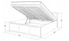 Bett KALYPSO M 140x200 Weiß modern Doppelbett Schlafzimmer Produktbild-Vorschau 8