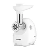 A studio product shot of a white meat grinder. Podgląd zdjęcia produktu