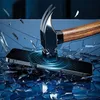 A hammer is about to strike a smartphone, shattering glass around it, suggesting durability. Podgląd zdjęcia produktu