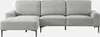 sweeek - 3-Sitzer-Sofa mit Stoffbezug - Recamiere links - Produktbild-Vorschau 2