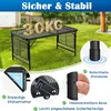 TRMLBE Skladací kempingový stôl 120x60x55 cm Skladací Náhľad obrázku produktu 4