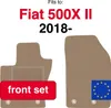 Beige Vordermatten für: Fiat 500X FL Crossover (2018-) Produktbild-Vorschau 16