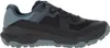 A side view of a black and blue men's hiking shoe. Anteprima dell’immagine prodotto