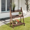 Pflanzentreppe Pflanzregal Blumenbank Blumentreppe Produktbild-Vorschau 2