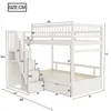 Patrová postel Flieks 90x200 cm se skříní a zásuvkou, Náhled obrázku produktu 4