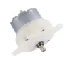A close-up studio shot of a DC motor with a gearbox attached. Anteprima dell’immagine prodotto