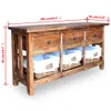 vidaXL Buffet en acajou massif 100x30x50 cm Voir les images du produit 13