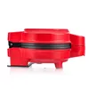 Side view of a closed red waffle maker. Produktbild-Vorschau