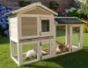 Hasenstall BIG BUNNY Kaninchenstall Hasenkäfig Holz Stall Produktbild-Vorschau 2