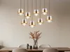 Globo Lighting Hängeleuchte Metall schwarz matt, 8x E27 Produktbild-Vorschau 2