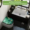 WC Sitz D-Form Schwarz mit Absenkautomatik Motiv Grüner Produktbild-Vorschau 3