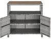 Gartenschrank Monscia höhenverstellbare Füße, 90 x 55,5 x Produktbild-Vorschau 4