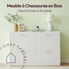 CASABEL Meuble à Chaussures 24 paires, Console Compacte, Voir les images du produit 3
