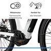 Zündapp X850 Trekking E Bike bianca Anteprima dell’immagine prodotto 5