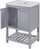 Merax Waschbeckenunterschrank, Waschtisch mit Unterschrank, Produktbild-Vorschau 8