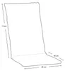 GO-DE Hochlehner-Auflage 120 x 50 x 7 cm grau Produktbild-Vorschau 7