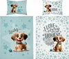DETEXPOL Bambusbettwäsche Merry doggy grün Baumwolle, Produktbild-Vorschau 2