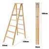 KADAX houten trap, uitschuifbaar, 2x7 treden, inklapbaar, Productafbeelding-voorbeeld 2