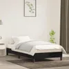 vidaXL Struttura letto nera 90x200 cm in velluto Anteprima dell’immagine prodotto 2