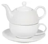 Clayre & Eef Tea for One 350 ml Weiß Keramik Produktbild-Vorschau 1