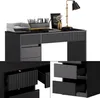 Schreibtisch Vicco Omira Schwarz 120 x 55 cm mit 5 Produktbild-Vorschau 6