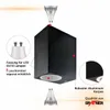 Grafner UP and DOWN Aluminium Wandlampe, schwarz, 2x GU10, Produktbild-Vorschau 4