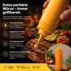 4 Saucenspender Quetschflasche Dosierflasche Ketschup Senf Produktbild-Vorschau 3