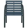 vidaXL Gartenstühle 2 Stk. Grau Holz -  Gartenstühle Produktbild-Vorschau 12