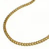 Kette 16mm Flachpanzer diamantiert vergoldet AMD 60cm gold Produktbild-Vorschau 5