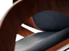 Designová židle SIGRID - ořech / černá Náhled obrázku produktu 6