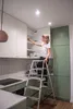 Baulich | Aluminium Haushaltsleiter - 2 x 7 Stufen - Max. Produktbild-Vorschau 5