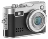 Minidigitalkamera Vintage Schwarz 1080P FHD – Kleine Retro Produktbild-Vorschau 1