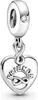 Pandora People Charme, bedel 799294C01, "Friends Forever" Productafbeelding-voorbeeld 2
