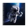 DEQORI Glasbild Echtglas 50x50 cm 'Schwebender Kosmonaut' Produktbild-Vorschau 2