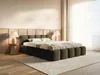 A bedroom scene with a bed, lamps, and a rug. Produktbild-Vorschau