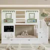 Łóżko piętrowe Abrihome 90 x 200 cm z drabinką i schowkiem, Podgląd zdjęcia produktu 3