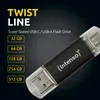 Intenso 3539492 Intenso USB-Stick Twist Line anthrazit 256 Productafbeelding-voorbeeld 3