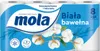 Mola, Bawełniana Biel, Papier toaletowy, 8 rolek Náhľad obrázku produktu 4