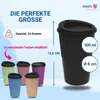 Kaffeebecher to go 300 ml - Becher mit Deckel & Produktbild-Vorschau 3