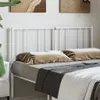vidaXL Kopfteil Metall Weiß 120 cm - Kopfteil - Kopfteile - Produktbild-Vorschau 1