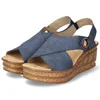 Rieker Damen Sandalen Plateau Keilabsatz 68184, Größe:38 Produktbild-Vorschau 42