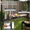 COSTWAY Grillpavillon 242x150cm, Gartenpavillon mit Produktbild-Vorschau 7