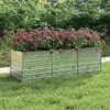 vidaXL Zahradní zvýšený záhon 240x80x77 cm Pozinkovaná ocel Náhled obrázku produktu 2